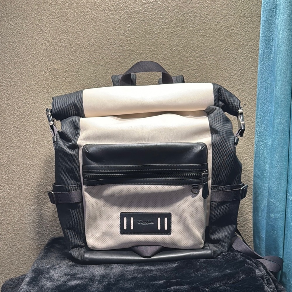 Coach Terrain Roll-Top Backpack